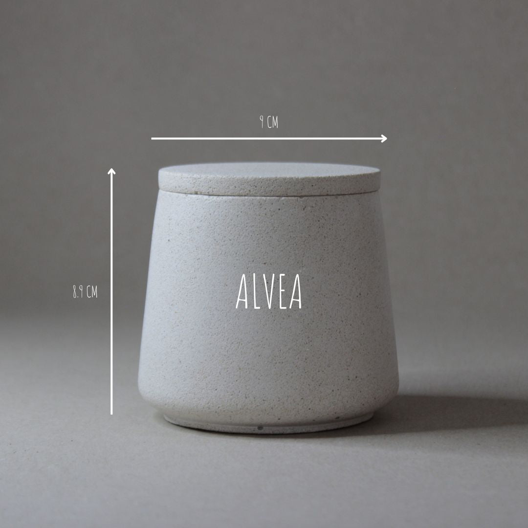 Le pot et son couvercle ALVEA, artisanat français