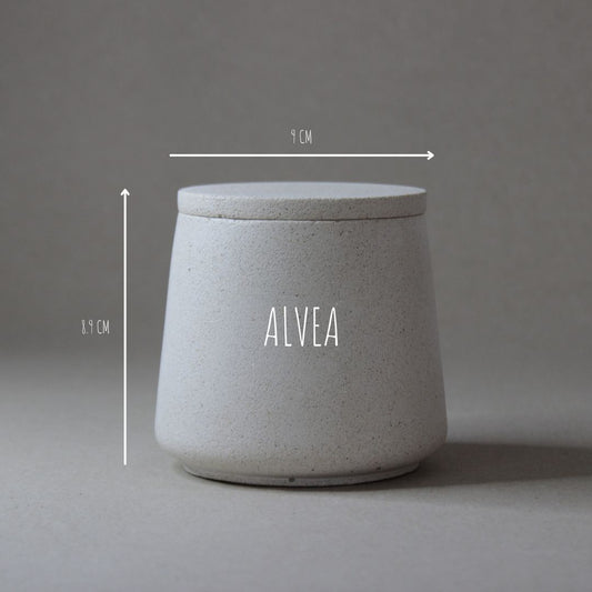 Le pot et son couvercle ALVEA, artisanat français