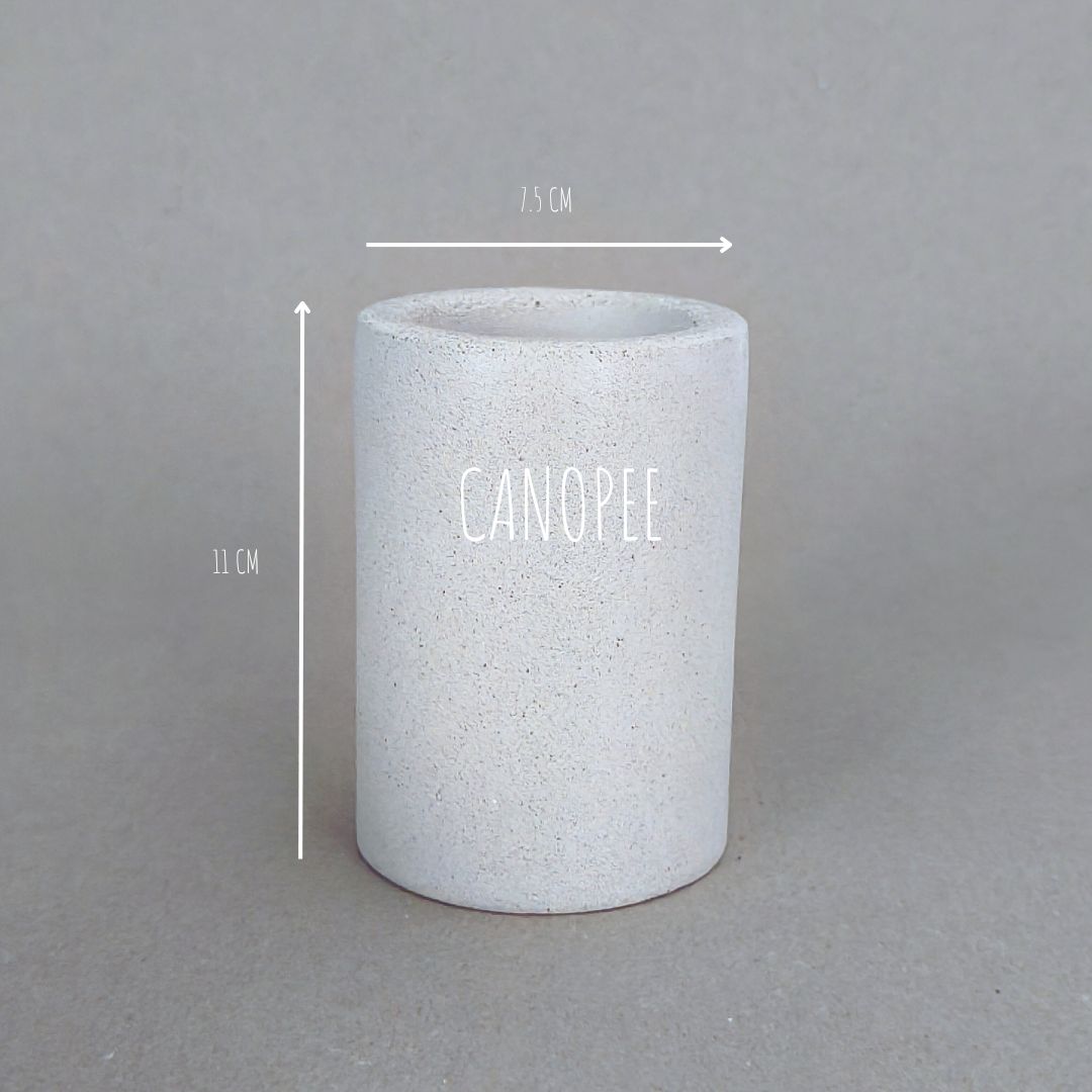 Le pot en béton CANOPEE, artisanat français