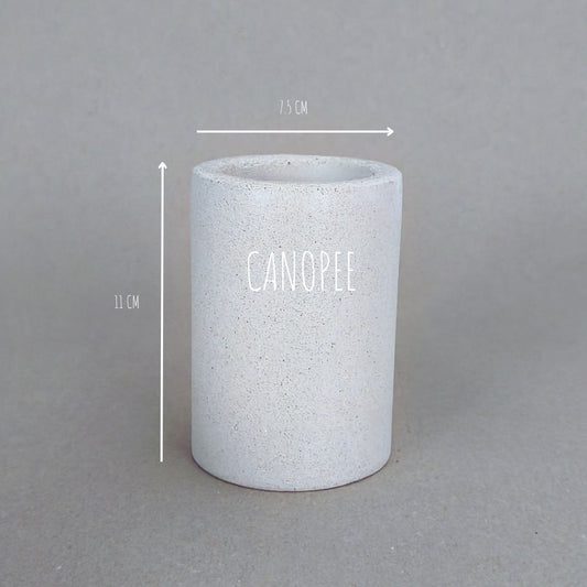 Le pot en béton CANOPEE, artisanat français