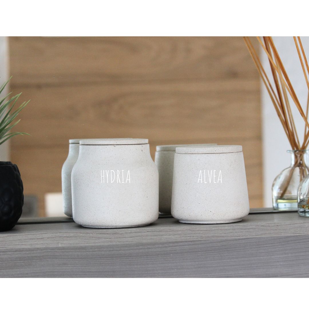 Le pot et son couvercle HYDRIA, artisanat français