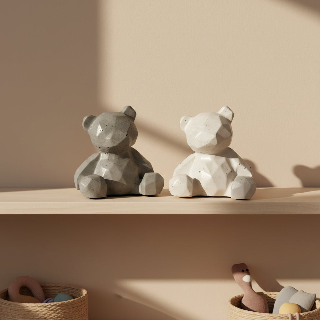 Ours en béton, BARRY, fabrication artisanale française