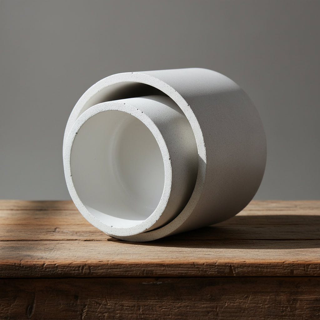 Le pot en béton TERRA, artisanat français