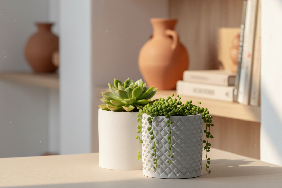 Le pot en béton CONCRETE, artisanat français