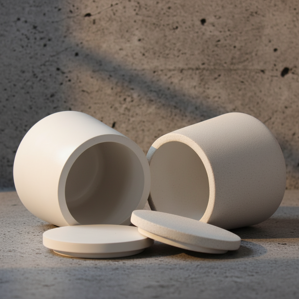 Le pot et son couvercle ALVEA, artisanat français