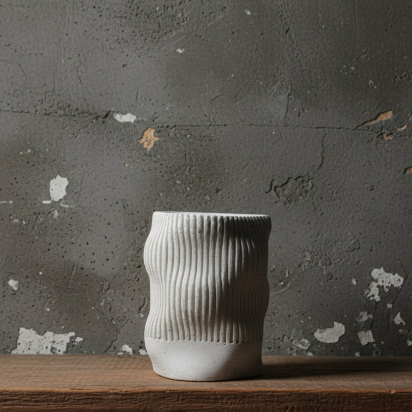 Le pot en béton UNDA, artisanat français