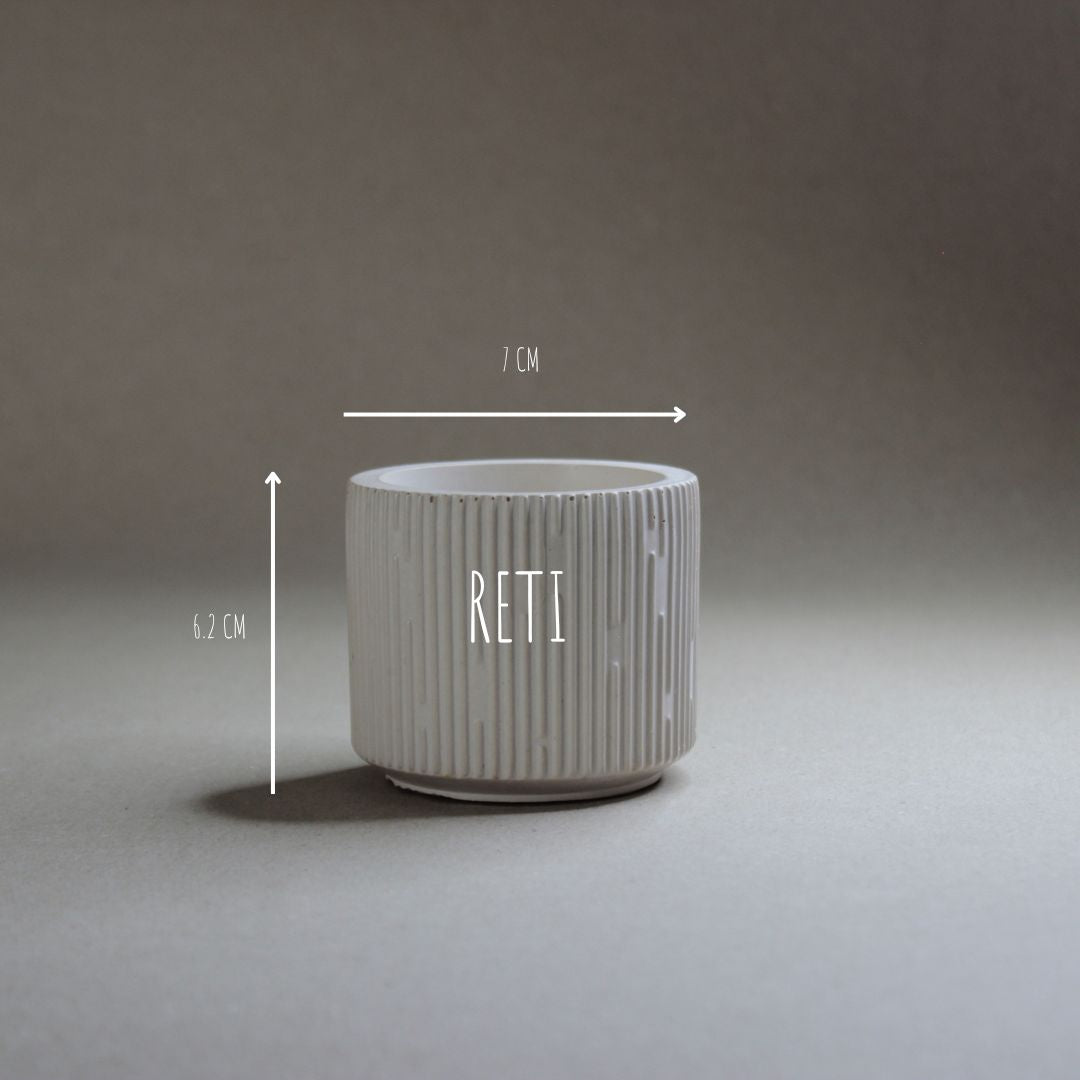 Le pot en béton RETI, artisanat français