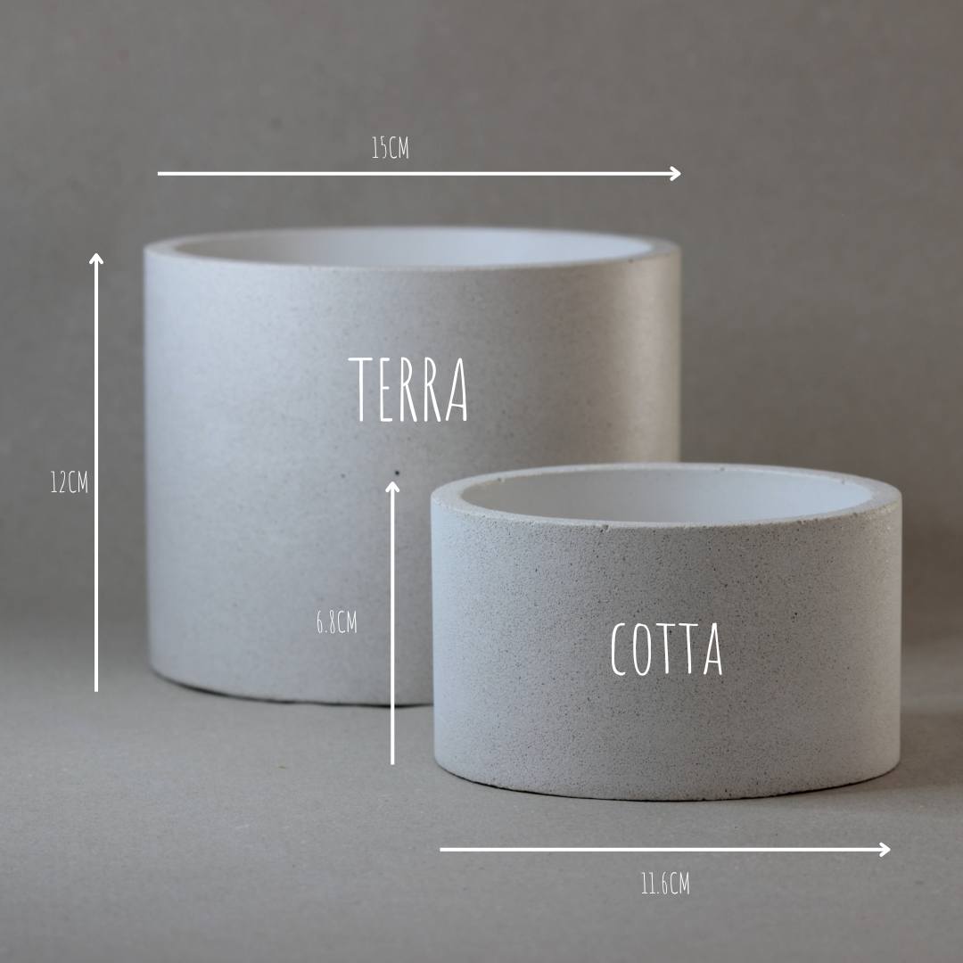 Le pot en béton COTTA, artisanat français