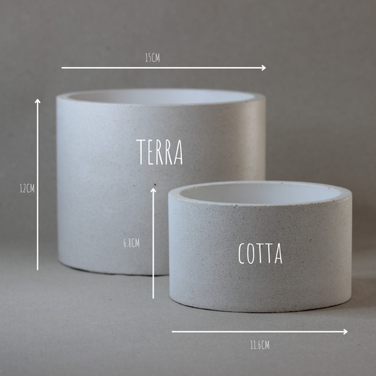 Le pot en béton TERRA, artisanat français