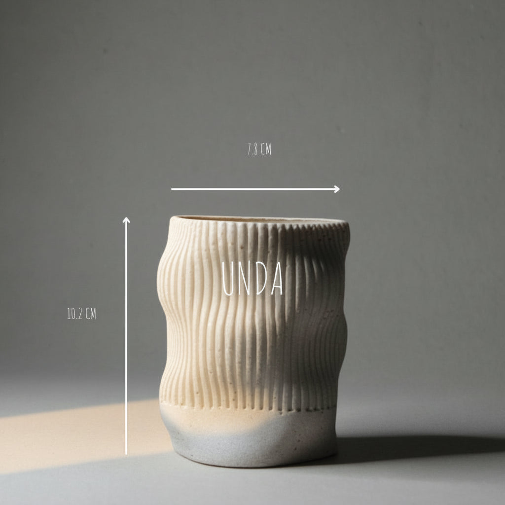 Le pot en béton UNDA, artisanat français